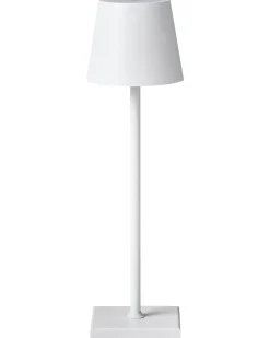 Trådløs LED-bordlampe BACEIRO Med dæmpning Metal Hvid
