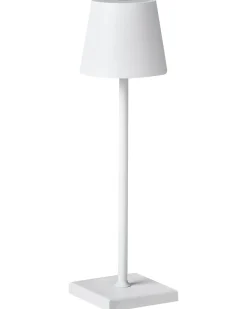 Trådløs LED-bordlampe BACEIRO Med dæmpning Metal Hvid