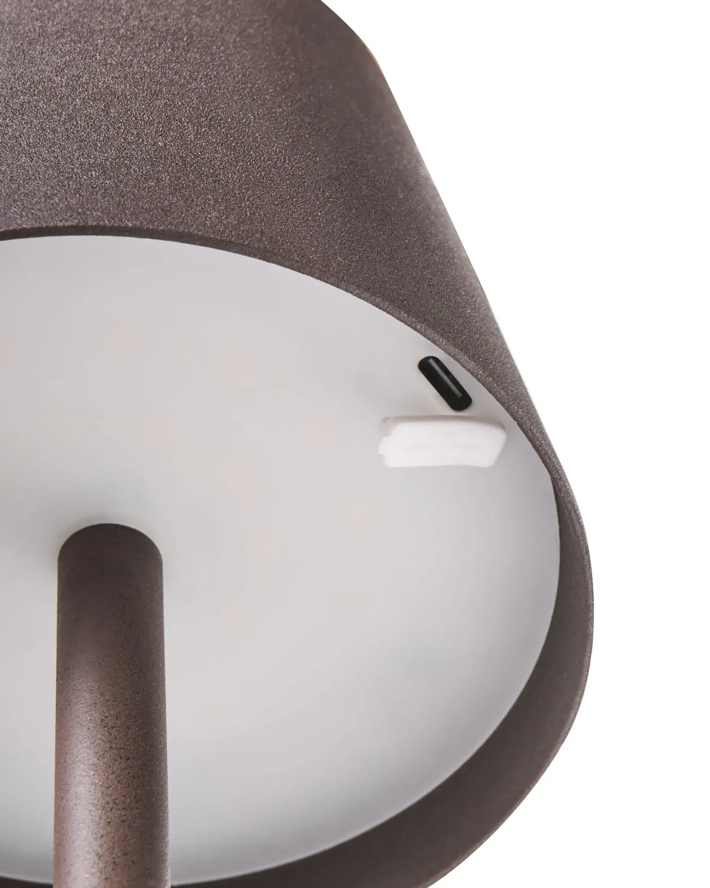 Trådløs LED-bordlampe BACEIRO Med dæmpning Metal Brun