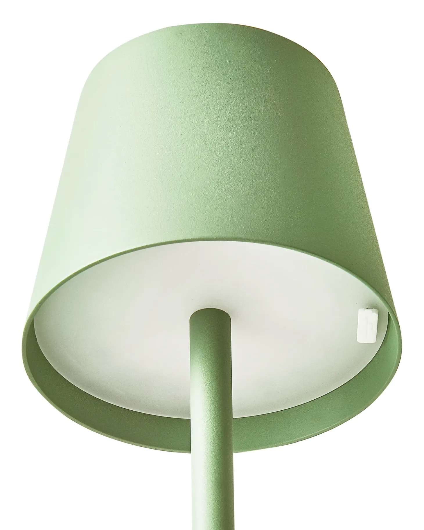 Trådløs LED-bordlampe BACEIRO Metal Lysegrøn
