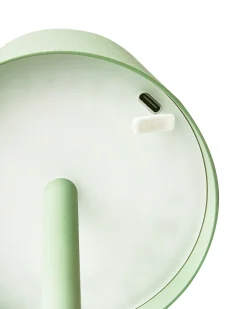 Trådløs LED-bordlampe BACEIRO Metal Lysegrøn