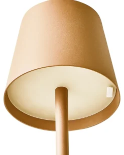 Trådløs LED-bordlampe BACEIRO Metal Orange