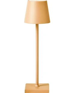 Trådløs LED-bordlampe BACEIRO Metal Orange