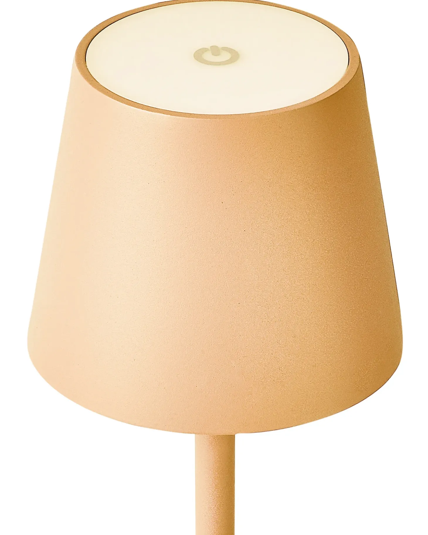 Trådløs LED-bordlampe BACEIRO Metal Orange
