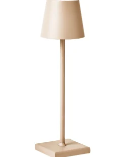 Trådløs LED-bordlampe BACEIRO Metal Orange