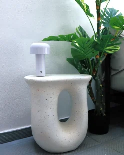 Trådløs LED-bordlampe BESOS Med dæmpning Metal Hvid