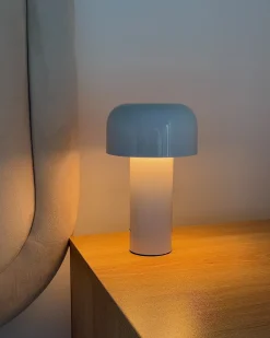 Trådløs LED-bordlampe BESOS Med dæmpning Metal Hvid