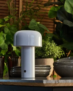 Trådløs LED-bordlampe BESOS Med dæmpning Metal Hvid