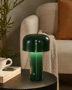 Trådløs LED-bordlampe BESOS Med dæmpning Metal Grøn