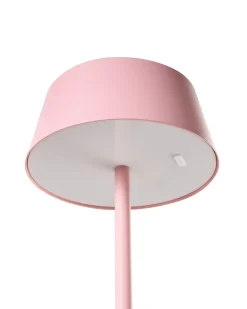Trådløs LED-bordlampe GUDER Med dæmpning Metal Lyserød