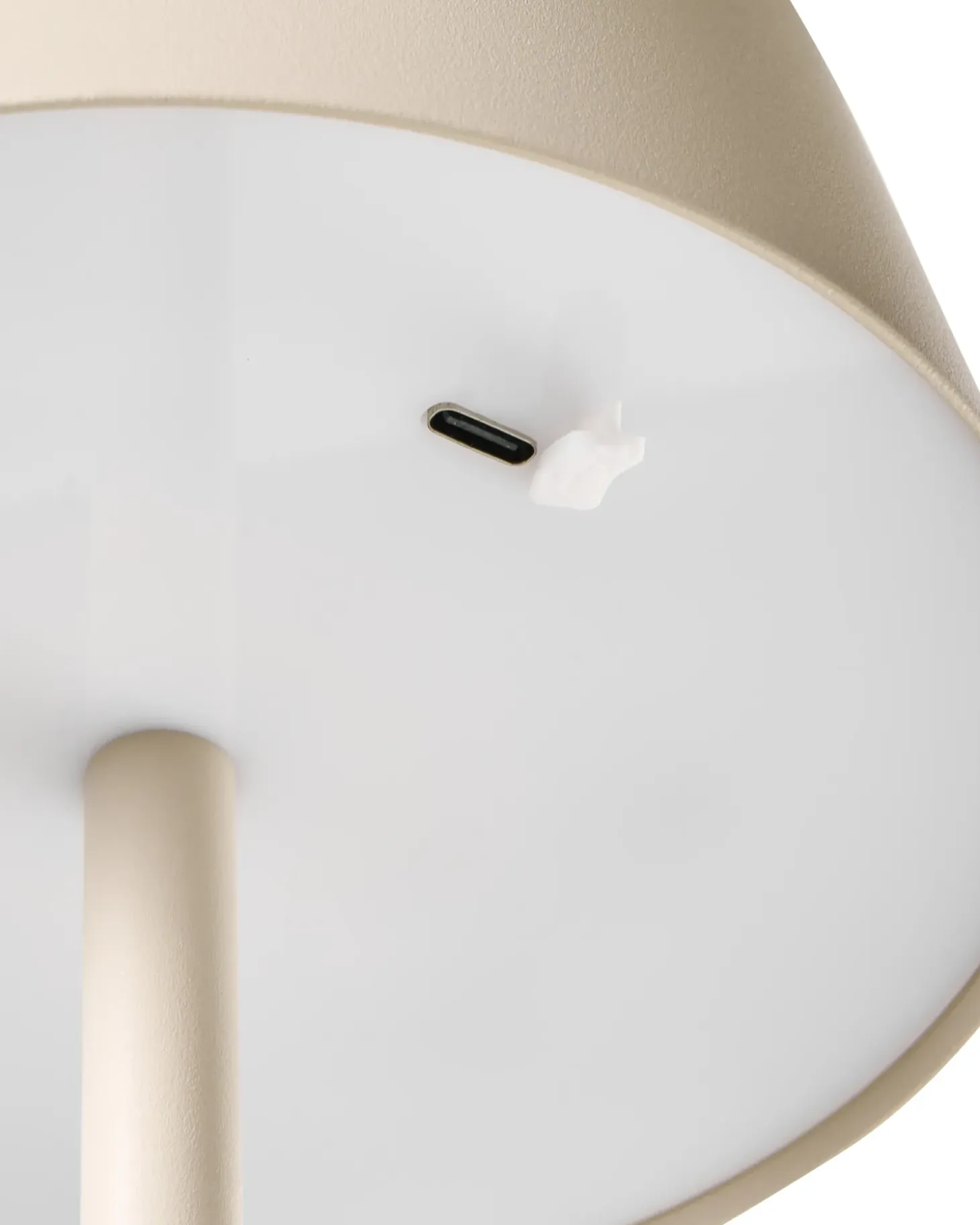 Trådløs LED-bordlampe GUDER Med dæmpning Metal Beige