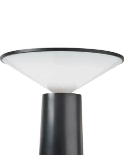 Trådløs LED-bordlampe LEVIRA Med dæmpning Metal Sort