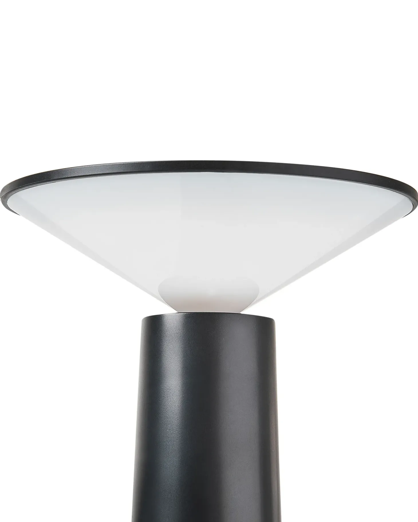 Trådløs LED-bordlampe LEVIRA Med dæmpning Metal Sort