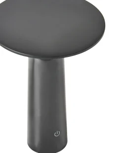 Trådløs LED-bordlampe LEVIRA Med dæmpning Metal Sort