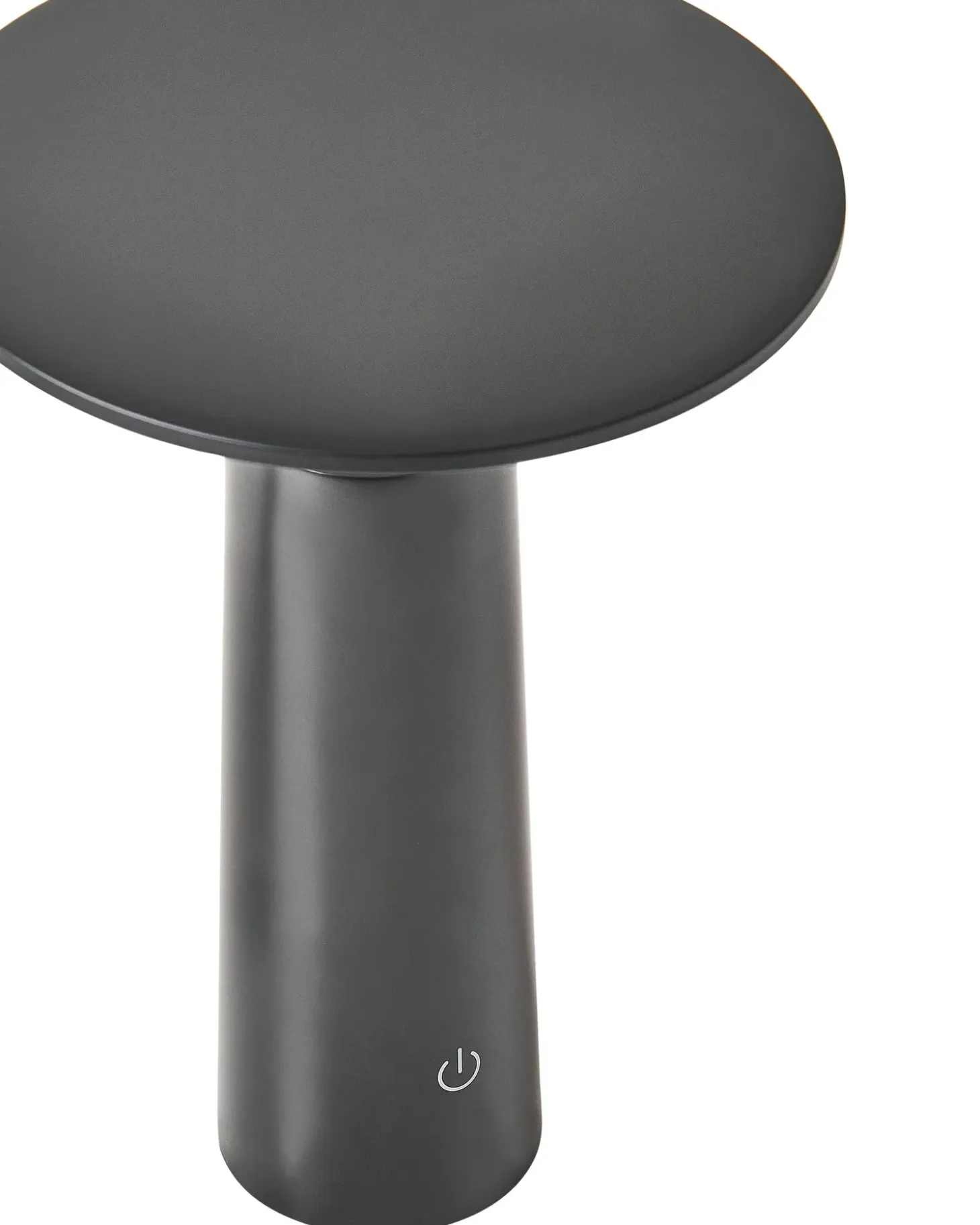 Trådløs LED-bordlampe LEVIRA Med dæmpning Metal Sort