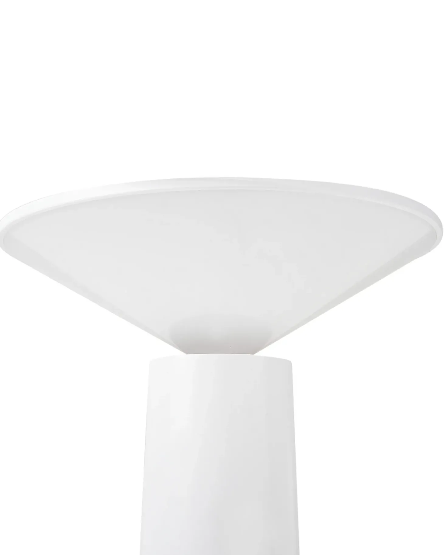 Trådløs LED-bordlampe LEVIRA Med dæmpning Metal Hvid