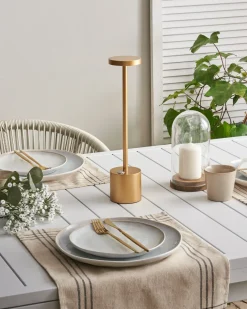 Trådløs LED-bordlampe LIZANDRO Med dæmpning Metal Guld
