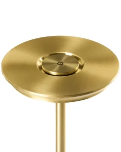 Trådløs LED-bordlampe MAGO Med dæmpning Metal Guld