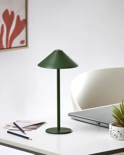 Trådløs LED-bordlampe MODJO Med dæmpning Metal Grøn