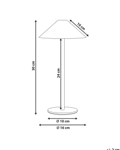 Trådløs LED-bordlampe MODJO Med dæmpning Metal Grøn