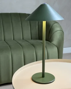 Trådløs LED-bordlampe MODJO Med dæmpning Metal Grøn
