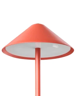 Trådløs LED-bordlampe MODJO Med dæmpning Metal Rød