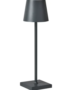 Trådløs LED-bordlampe VALIRA Med dæmpning Metal Mørkegrå