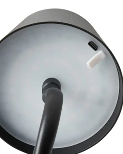 Trådløs LED-bordlampe VOUGA Med dæmpning Metal Sort