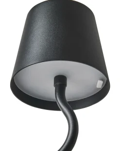 Trådløs LED-bordlampe VOUGA Med dæmpning Metal Sort
