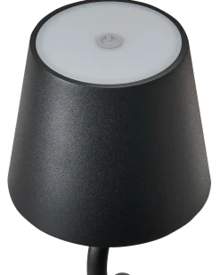 Trådløs LED-bordlampe VOUGA Med dæmpning Metal Sort