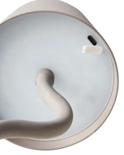 Trådløs LED-bordlampe VOUGA Med dæmpning Metal Beige