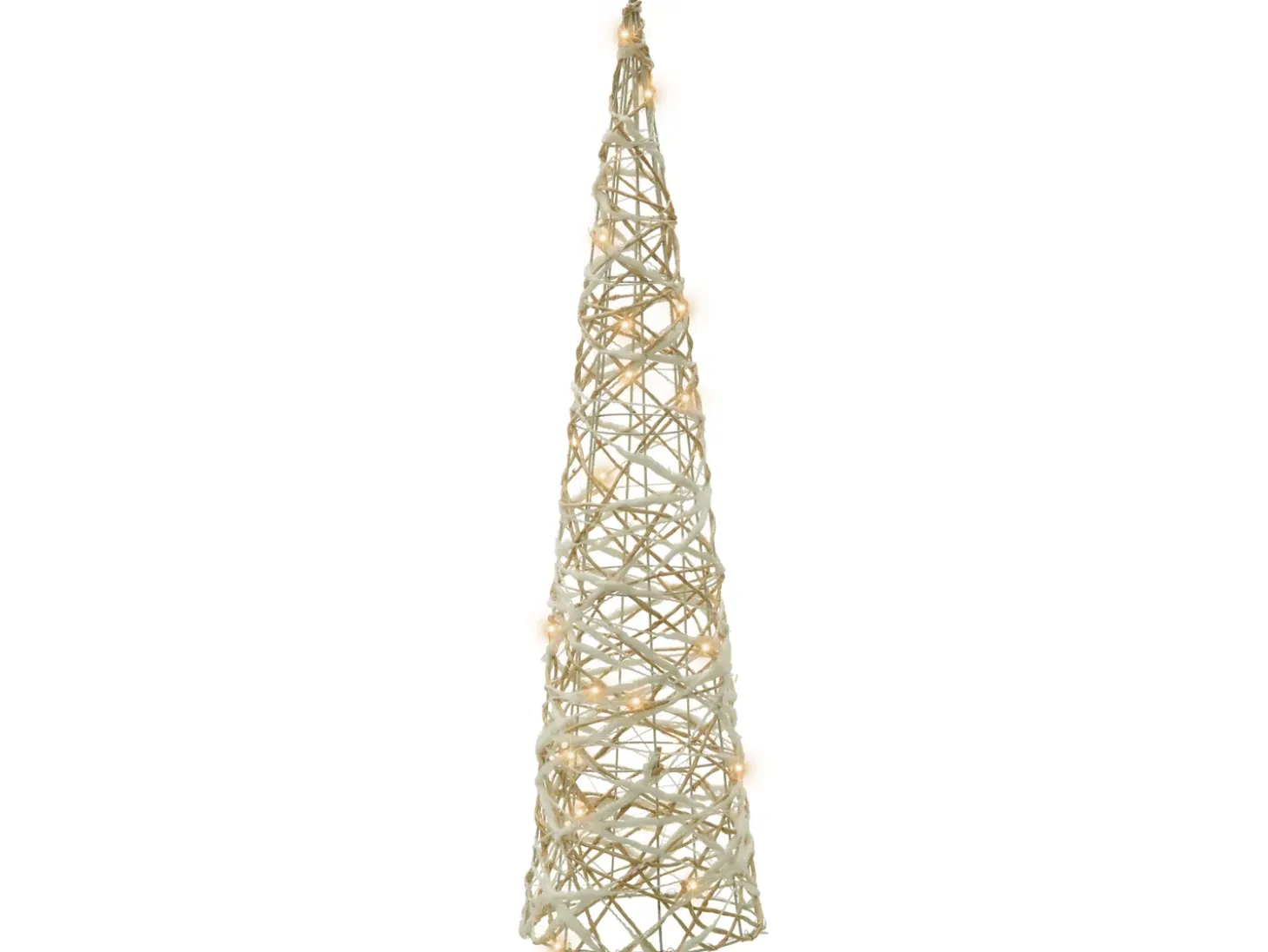 TUELSO Juletræ 60/80/100 cm Hvid/guld