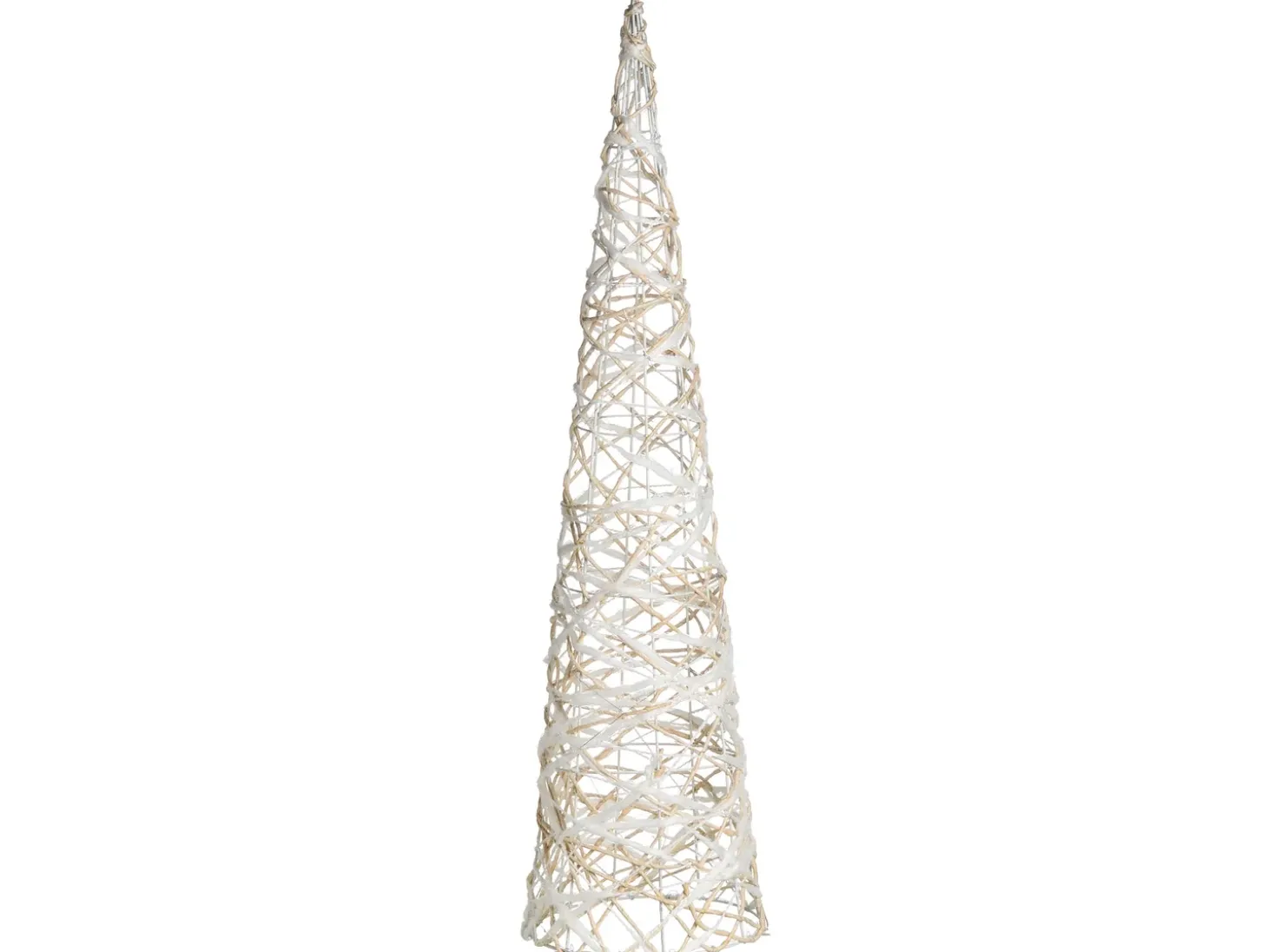 TUELSO Juletræ 60/80/100 cm Hvid/guld