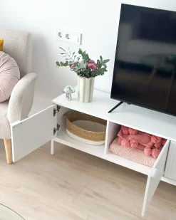 TV-bord ADELAIDE Hvid