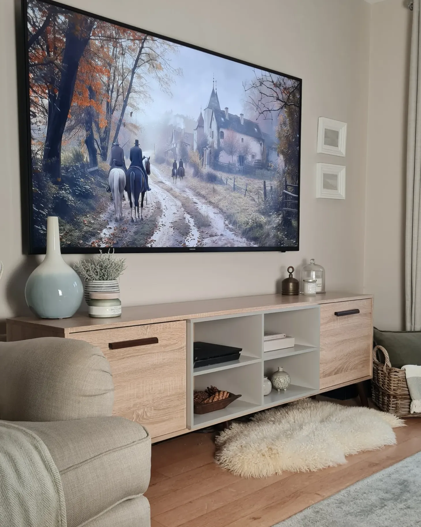 TV-bord ALLOA Grå