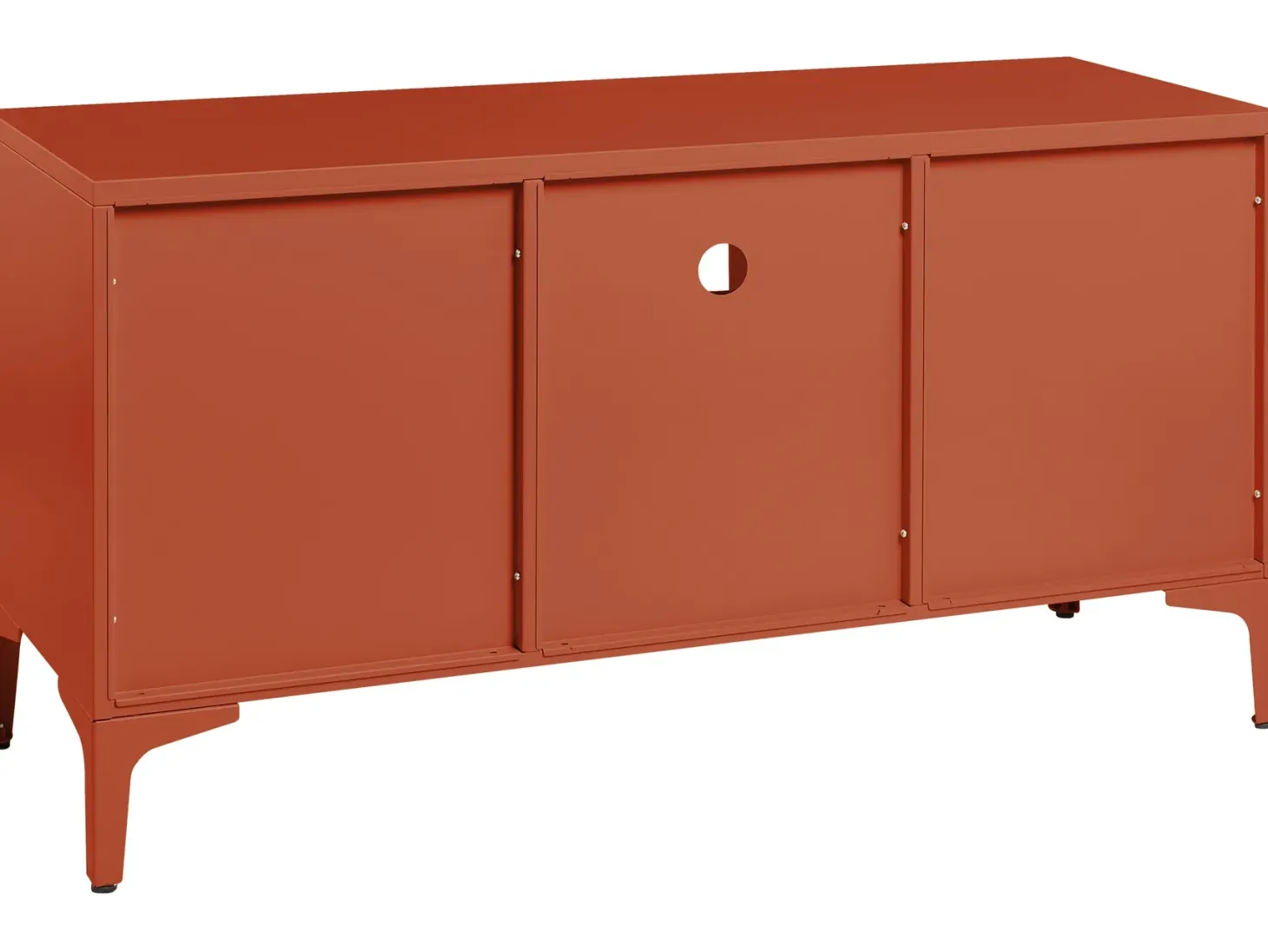 TV-bord ARDURA Metal Guldbrun