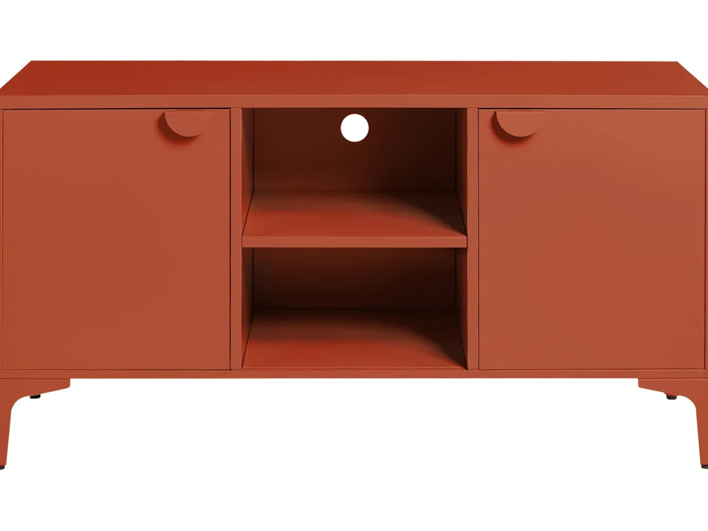 TV-bord ARDURA Metal Guldbrun