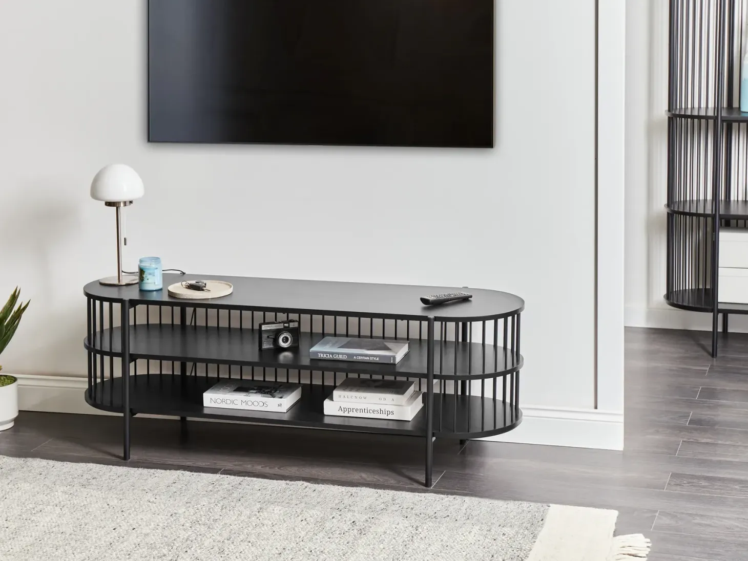 TV-bord BIRSON Sort