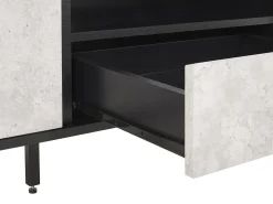 TV-bord BLACKPOOL Grå betoneffekt