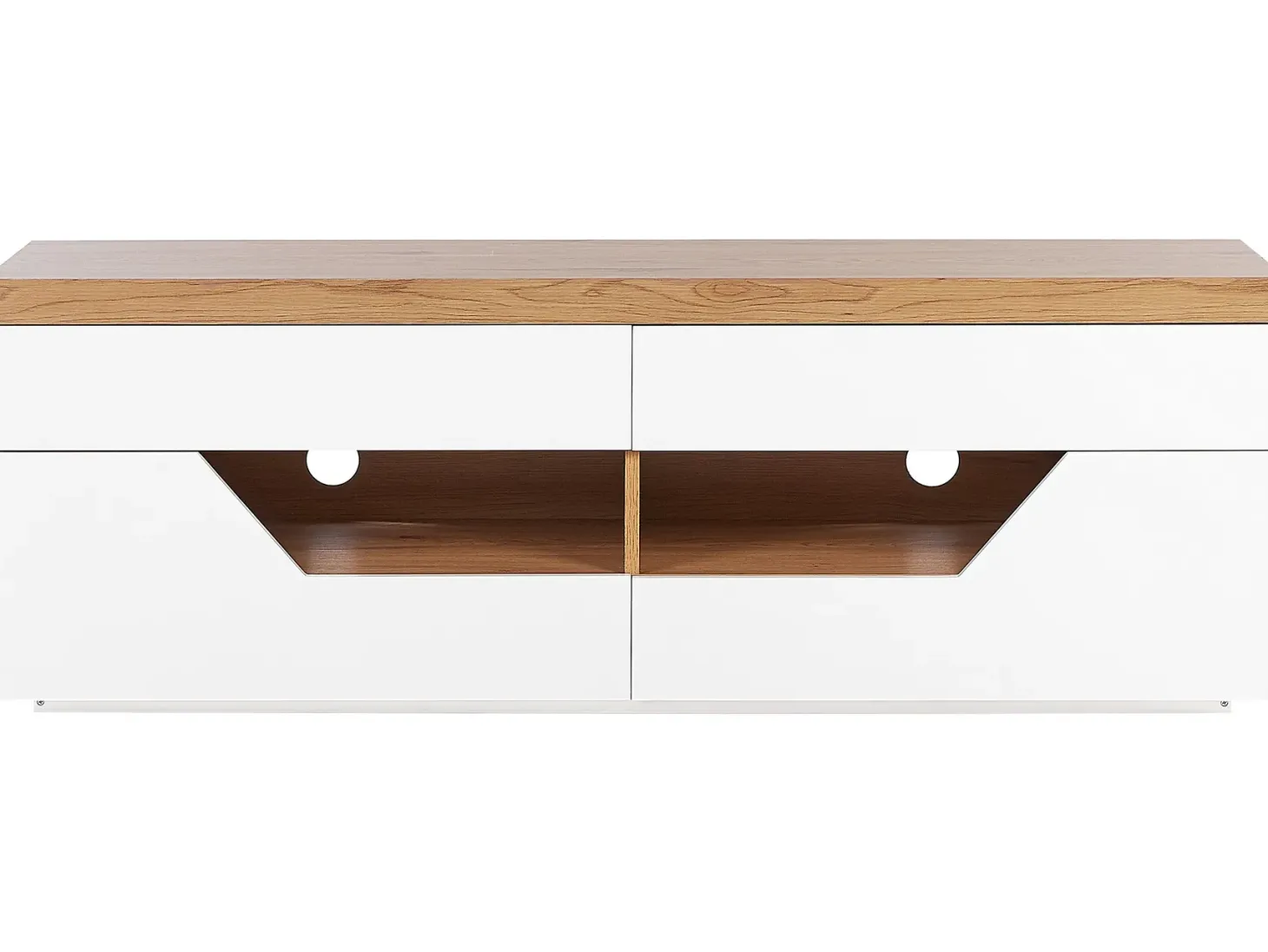 TV-bord CHEVAL Brun/hvid