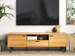 TV-bord CLAREMONT Lysebrun
