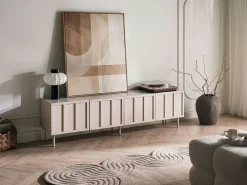 TV-bord CLUNES Lys Beige