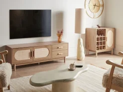 TV-bord COSTELLO Lysebrun