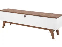 TV-bord DETROIT Brun/hvid