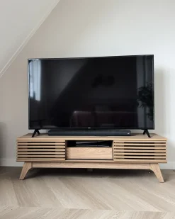 TV-bord DETROIT II Lysebrun