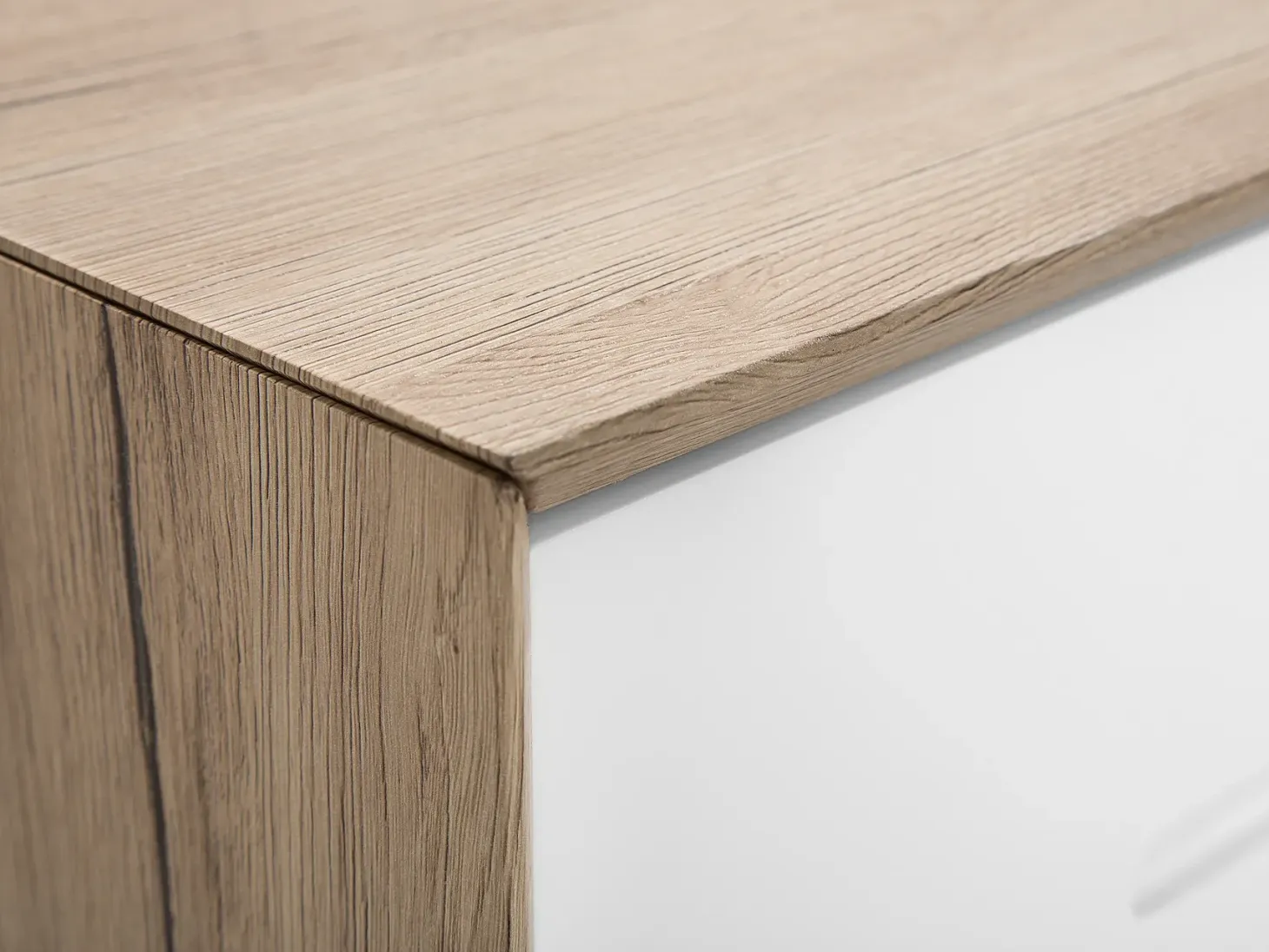 TV-bord FORESTER Brun/hvid