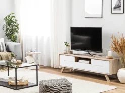 TV-bord FORESTER Brun/hvid