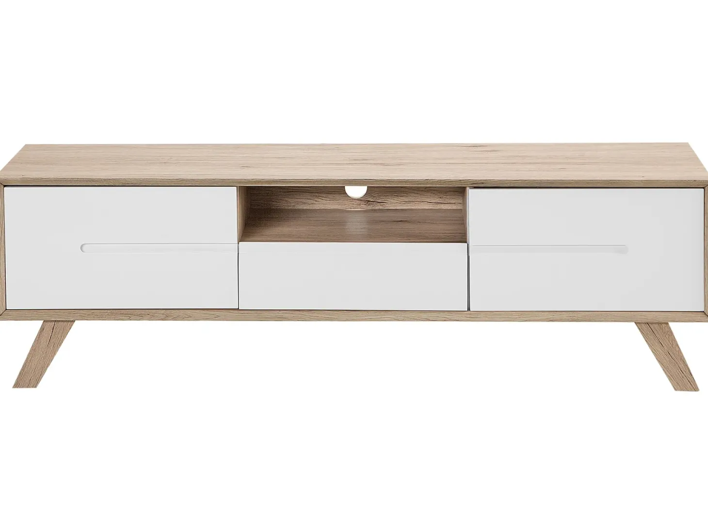 TV-bord FORESTER Brun/hvid