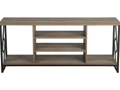 TV-bord FORRES Brun/sort