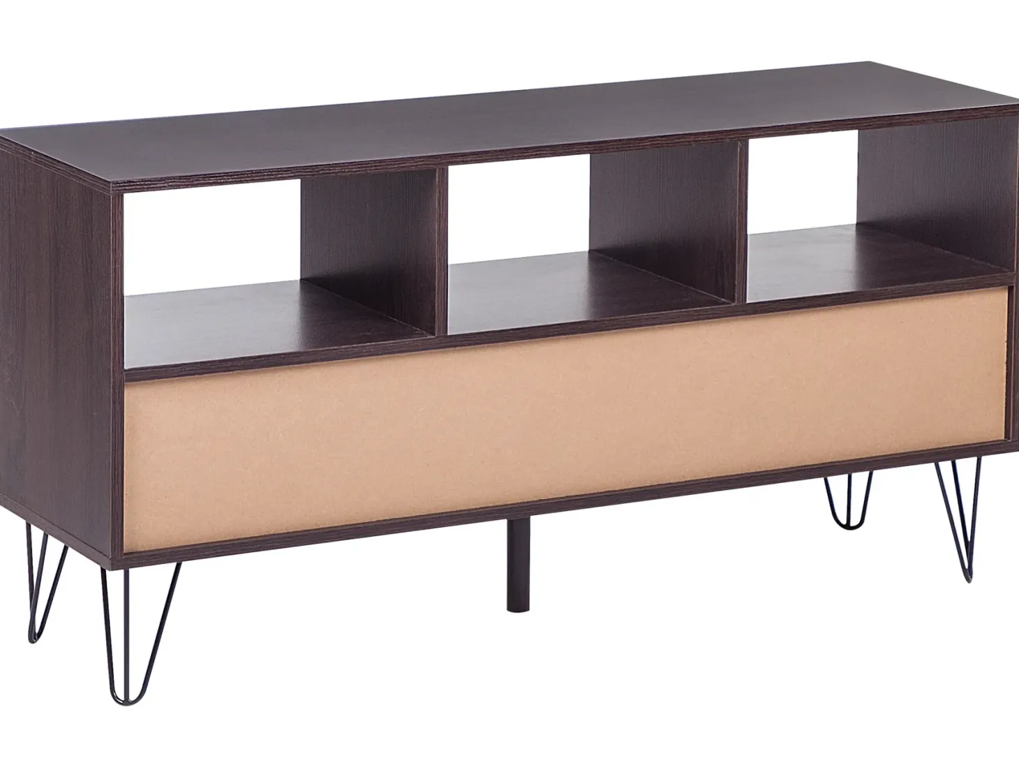 TV-bord FOSTON Brun/hvid